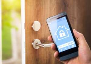 Smart phone unlocking smart lock
